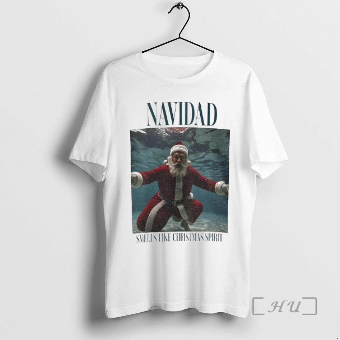 Officials Santa Claus Navidad Smells Like Christmas Spirit Merry Christmas T-Shirts, Hoodie, Sweatshirt