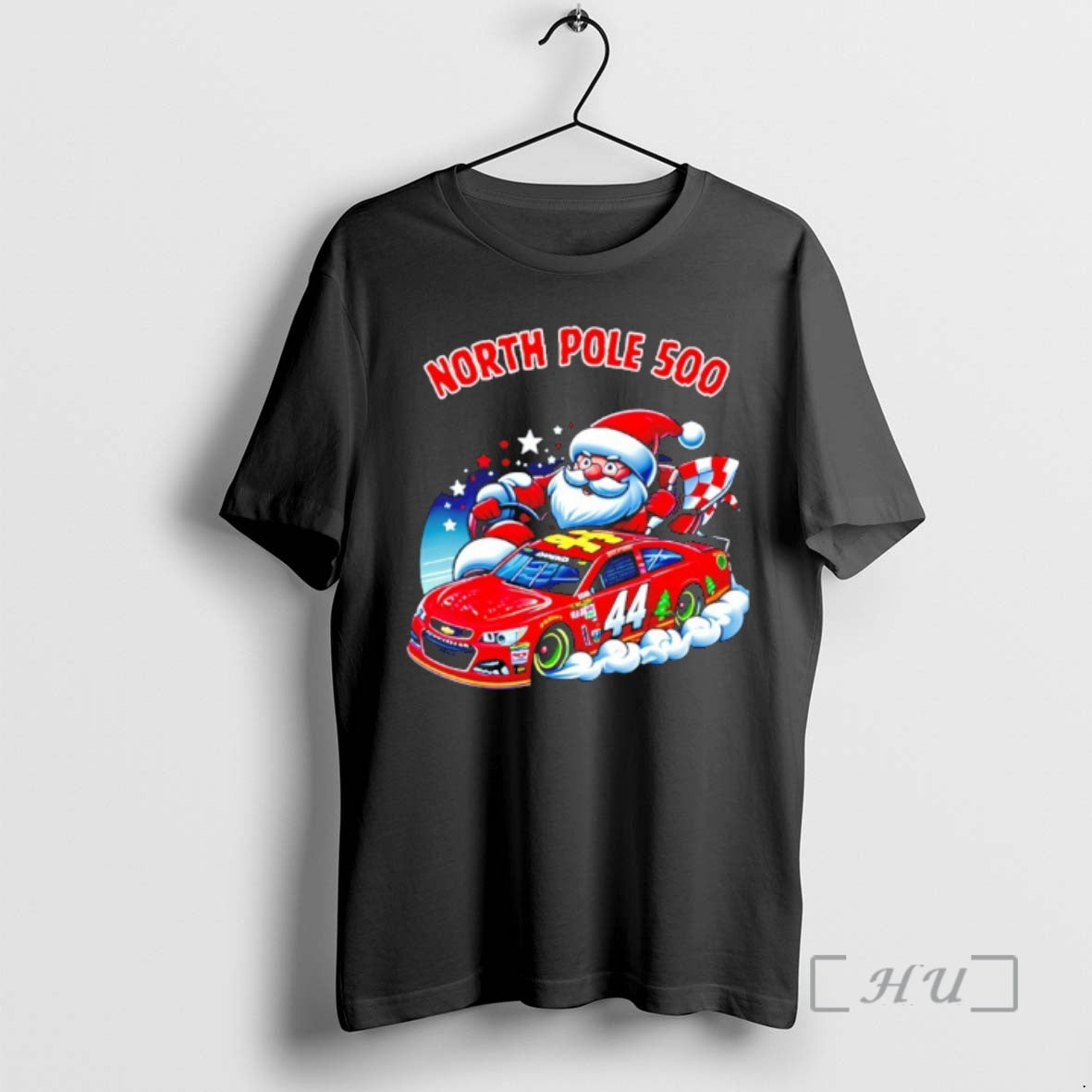 Officials Santa Claus Racing Car North Pole 500 Merry Christmas T-Shirts, Hoodie, Sweatshirt | AU01DripNestTees.com