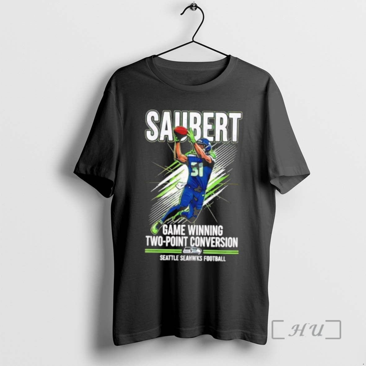 Officials Seahawks Eric Saubert Game Winning Two Point Conversion T-Shirts, Hoodie, Sweatshirt | AU01DripNestTees.com
