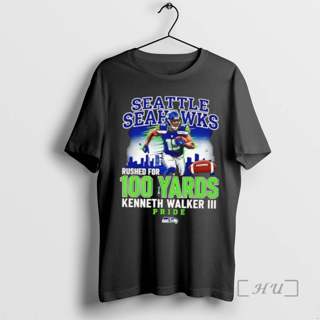 Officials Seahawks Kenneth Walker Iii Rushed For 100 Yards Pride T-Shirts, Hoodie, Sweatshirt | AU01DripNestTees.com