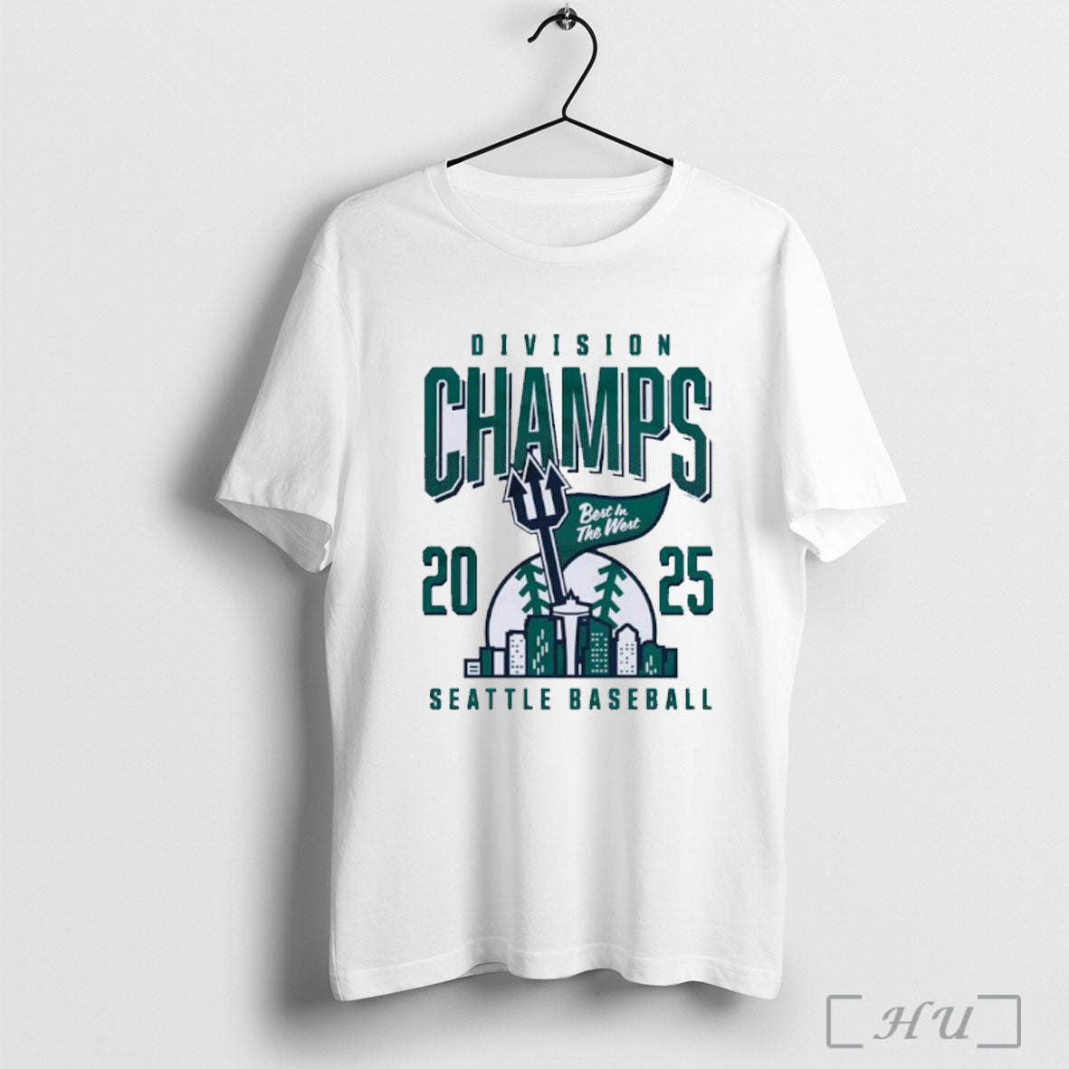 Officials Seattle Baseball 2025 Division Champions Best In The West T Shirt T Shirt