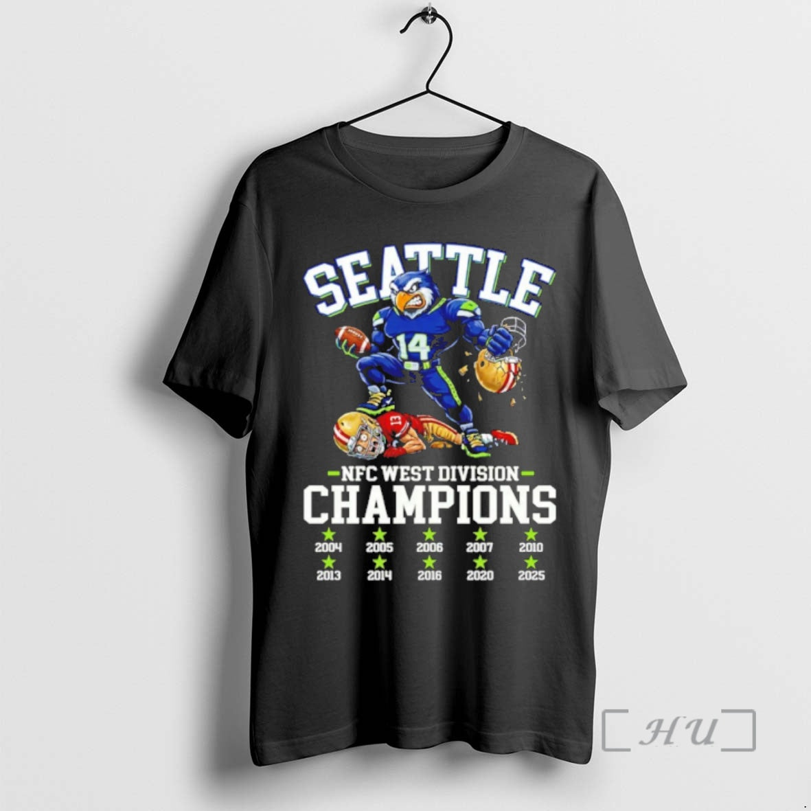 Officials Seattle Football Nfc West Division Champs 2025 T-Shirts, Hoodie, Sweatshirt | AU01DripNestTees.com
