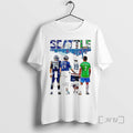 Officials Seattle Legends Sports Mix Roldan City Skyline Signatures T-Shirts, Hoodie, Sweatshirt | AU01DripNestTees.com