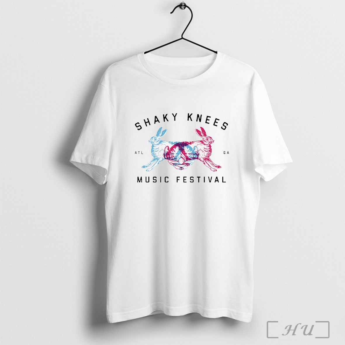 Officials Shaky Knees Music Festival Rabbits Lineup 2025 T Shirt