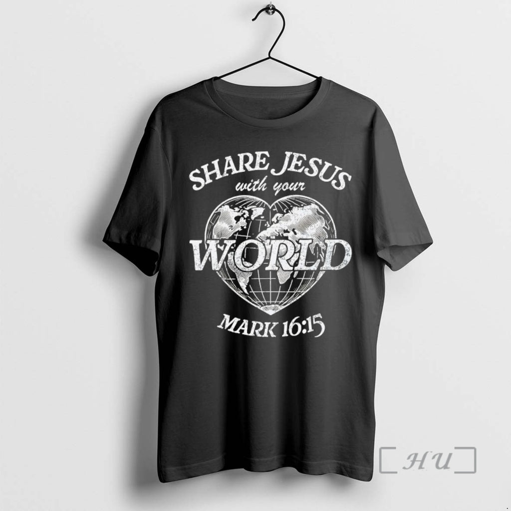Officials Share Jesus With Your World T-Shirts, Hoodie, Sweatshirt | AU01DripNestTees.com