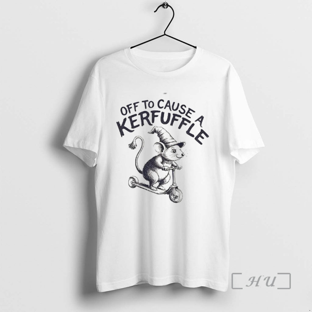 Officials Silly Groundhog Scooter Off To Cause A Kerfuffle T-Shirts, Hoodie, Sweatshirt | AU01DripNestTees.com