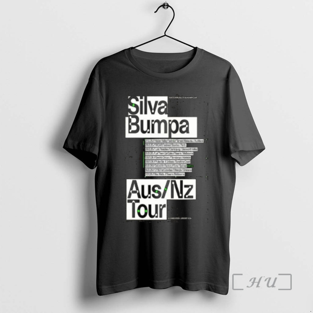 Officials Silva Bumpa Australia New Zealand Tour 2026 Circle Black T-Shirts, Hoodie, Sweatshirt | AU01DripNestTees.com