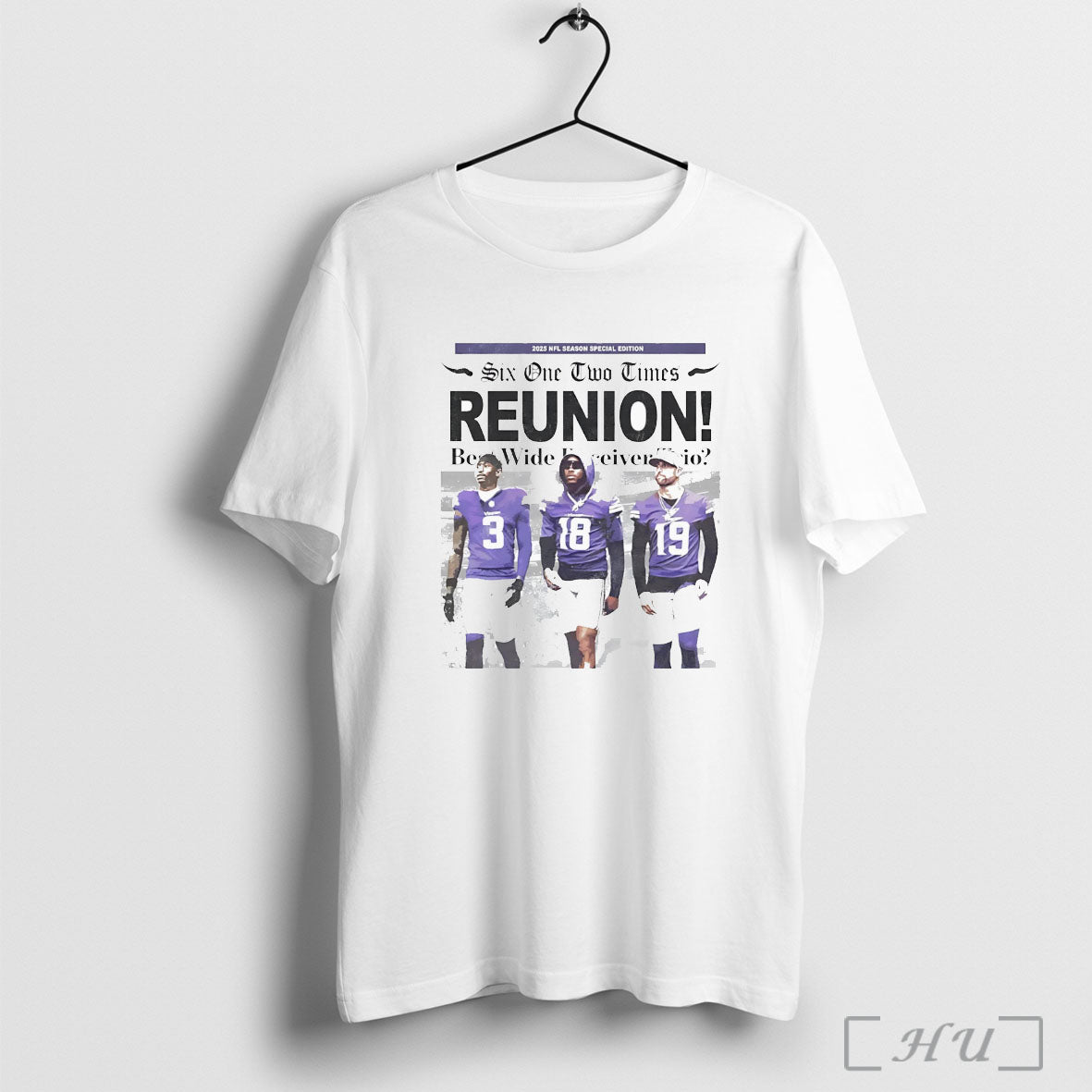 Officials Six One Two Times Reunion Minnesota Vikings T Shirt
