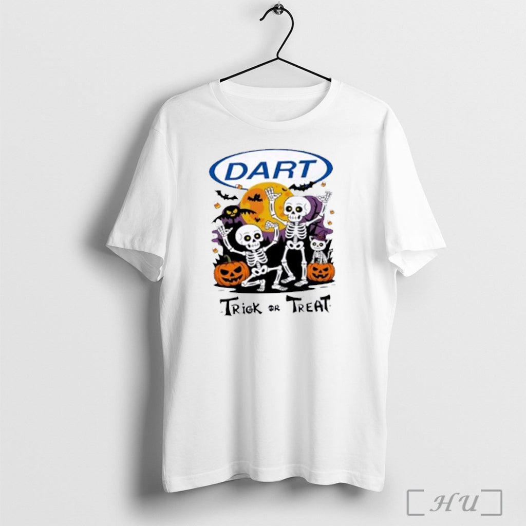 Officials Skeletons X Dart Container Trick Or Treat Halloween T Shirt