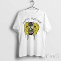 Officials Skull Melting Smiley Face Happy Nation White