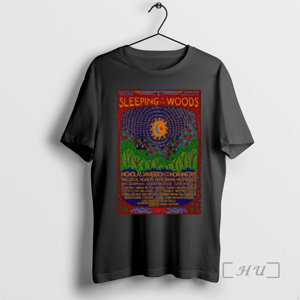 Officials Sleeping In The Woods Festival Monticello Ky May 15 16 2026 Premium T Shirts Hoodie, Sweatshirt