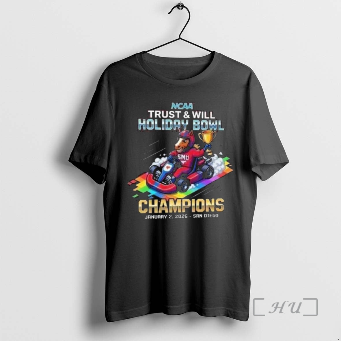 Officials Smu Mustangs Trust And Will Holiday Bowl Champions January 2 2026 First Bowl Win T-Shirts, Hoodie, Sweatshirt