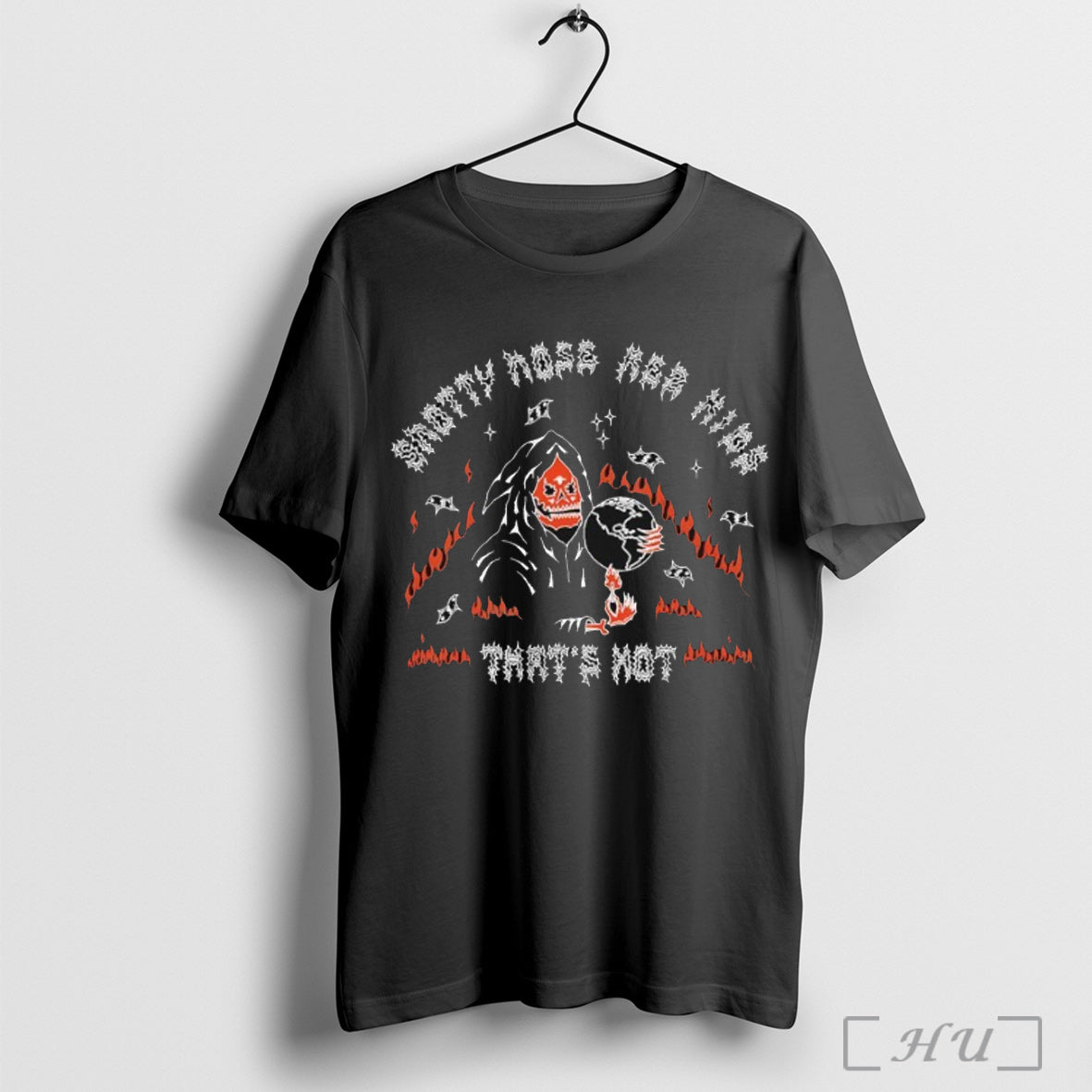 Officials Snotty Nose Rez Kids Thats Hot Grim Reaper Globe T Shirt