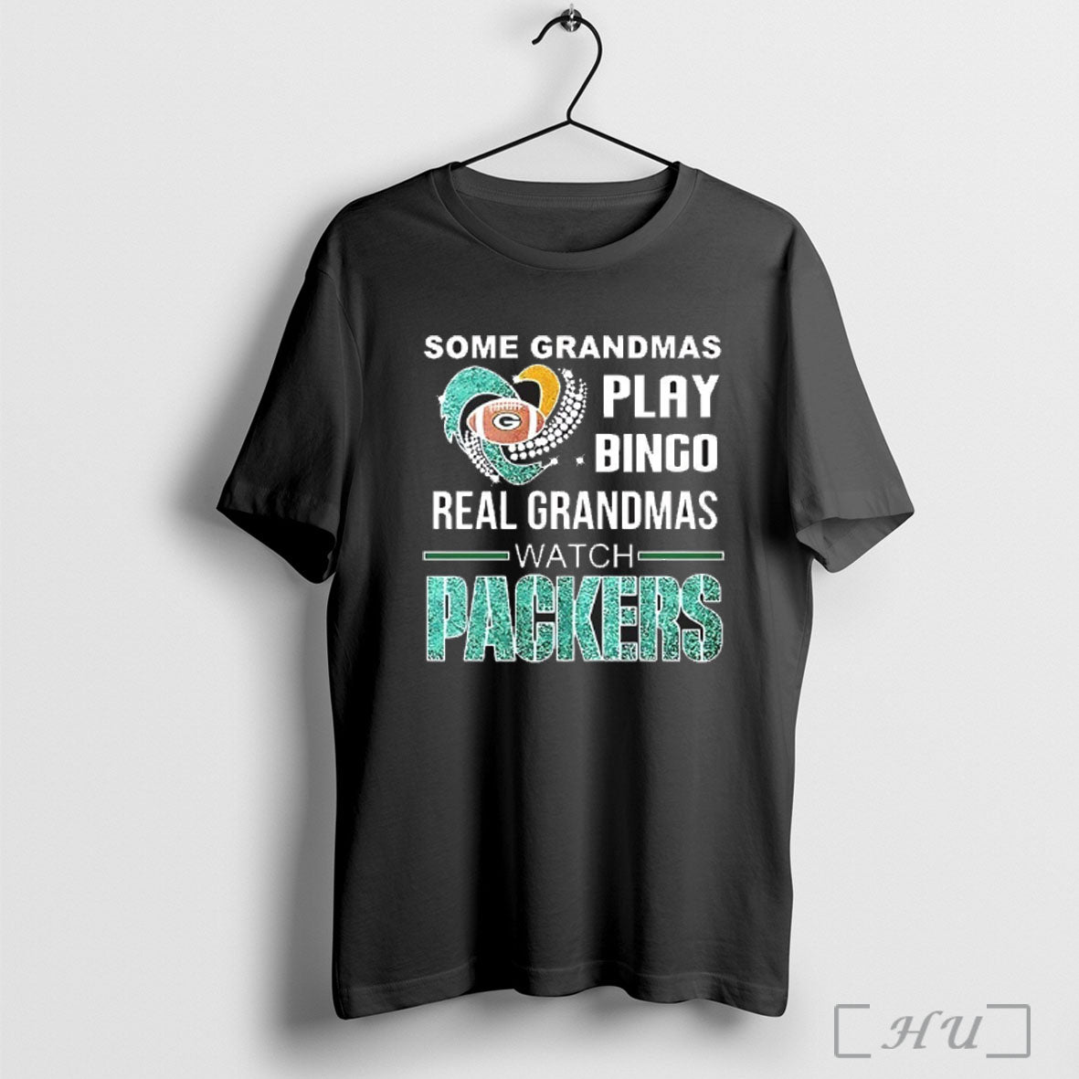 Officials Some Grandmas Play Bingo Real Grandmas Watch Green Bay Packers 2025 Diamond Heart