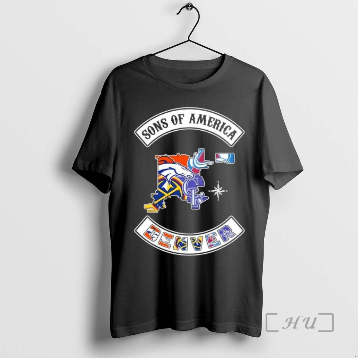 Officials Son Of America Denver Map Sports Logos Combine T-Shirts, Hoodie, Sweatshirt | AU01DripNestTees.com