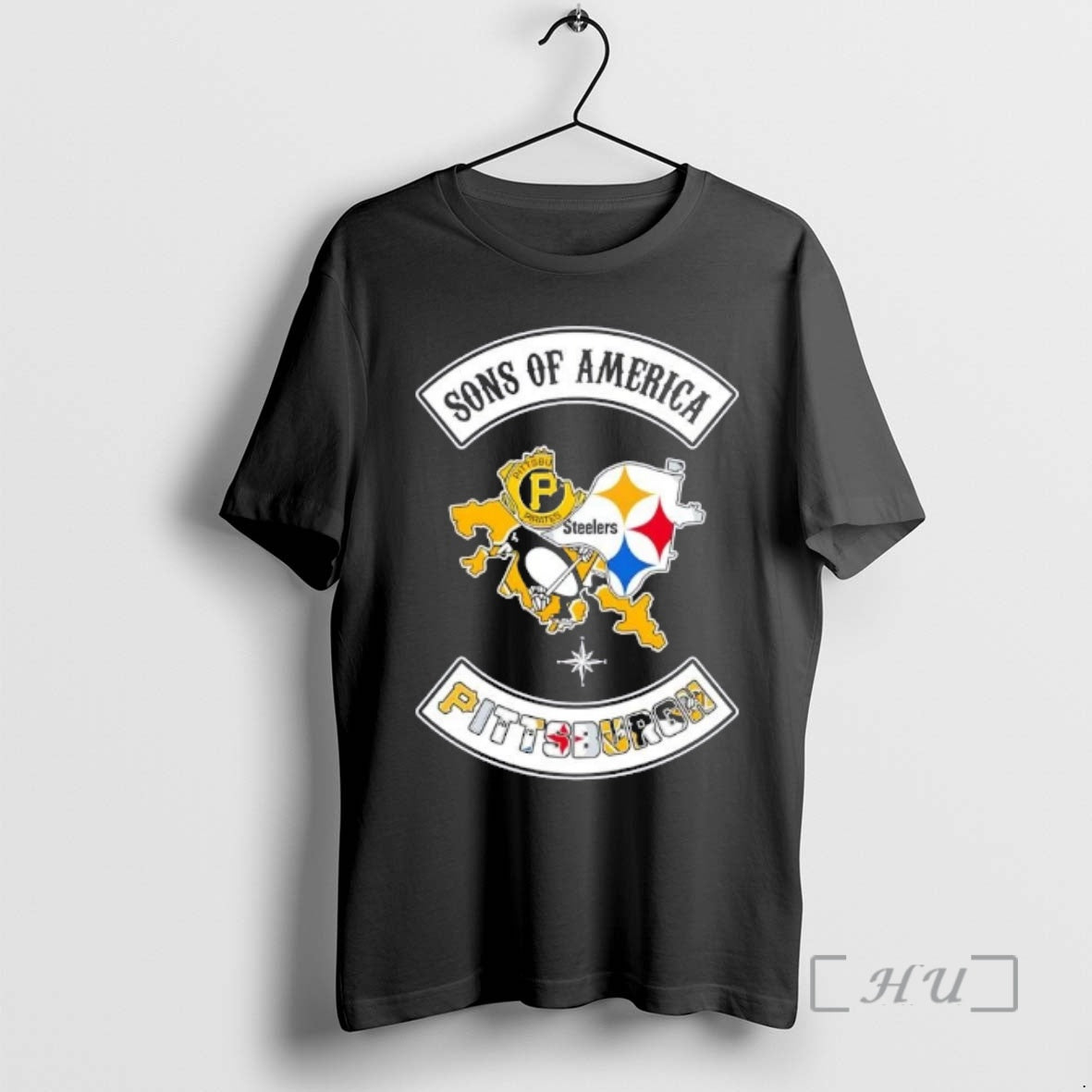 Officials Son Of America Pittsburgh Map Sports Logos Combine T-Shirts, Hoodie, Sweatshirt | AU01DripNestTees.com
