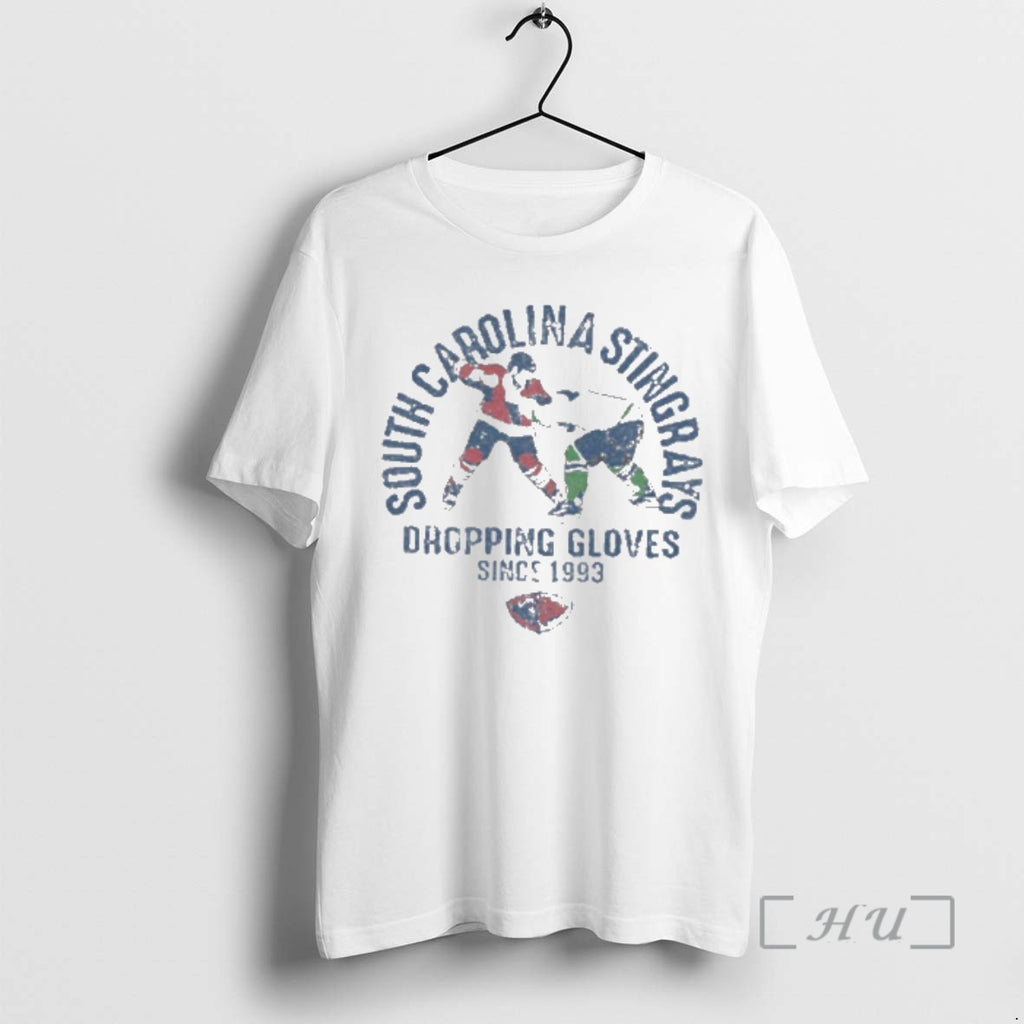 Officials South Carolina Stingrays Dropping Gloves T-Shirts, Hoodie, Sweatshirt | AU01DripNestTees.com