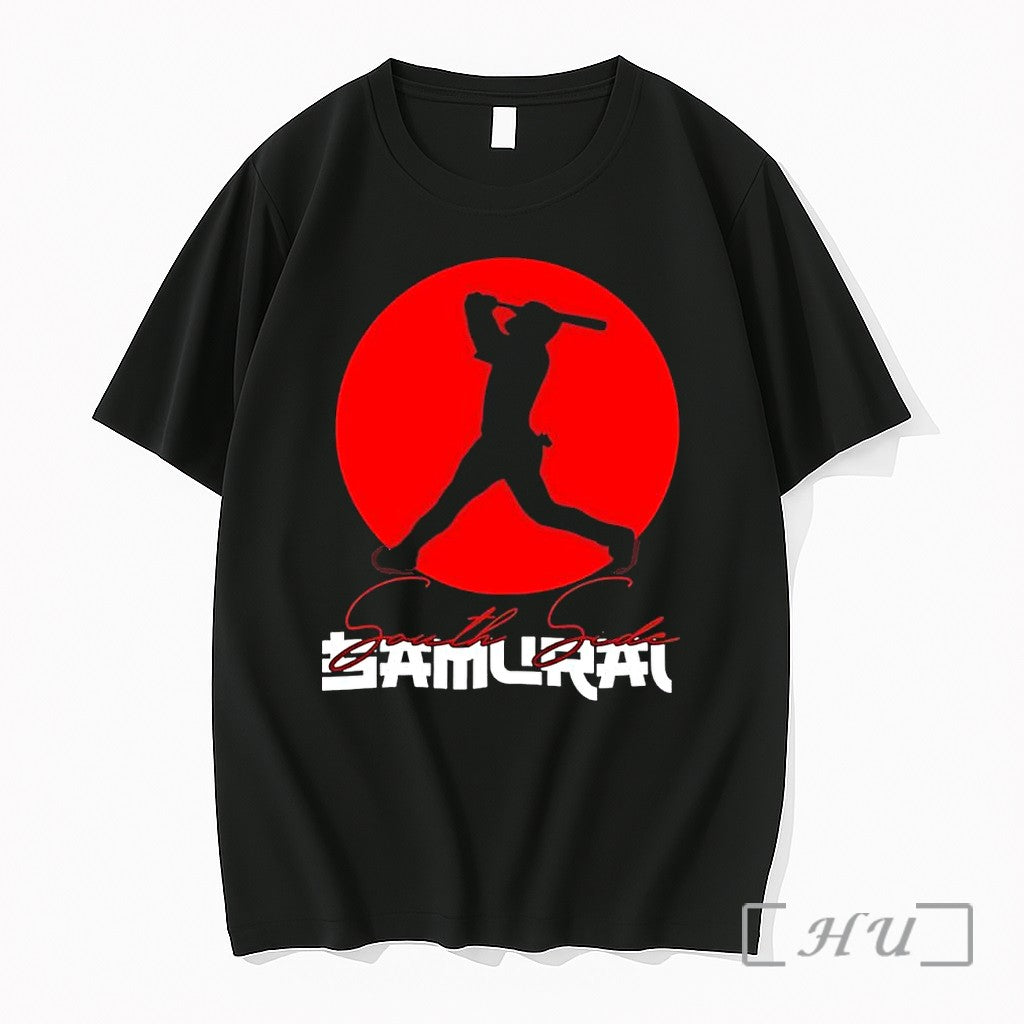 Officials South Side Samurai Baseball Player Silhouette