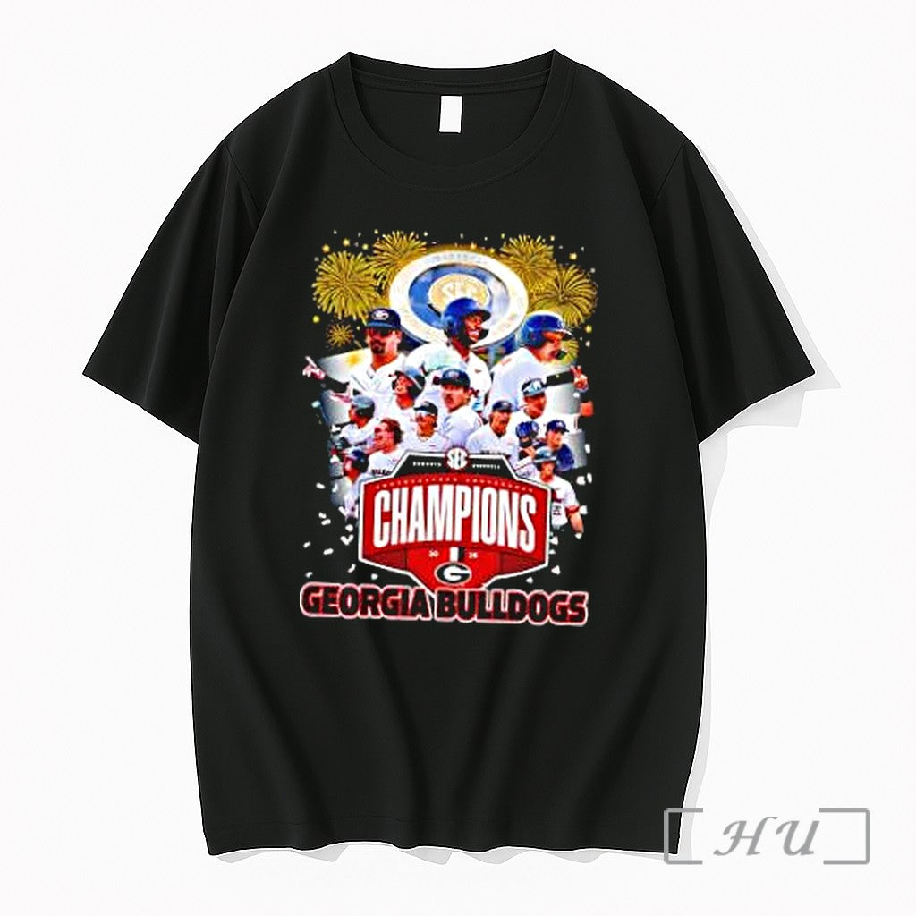Officials Southeastern Conference Champions 2026 Georgia Bulldogs Sec Baseball Tournament Champion Premium T Shirts Sweater