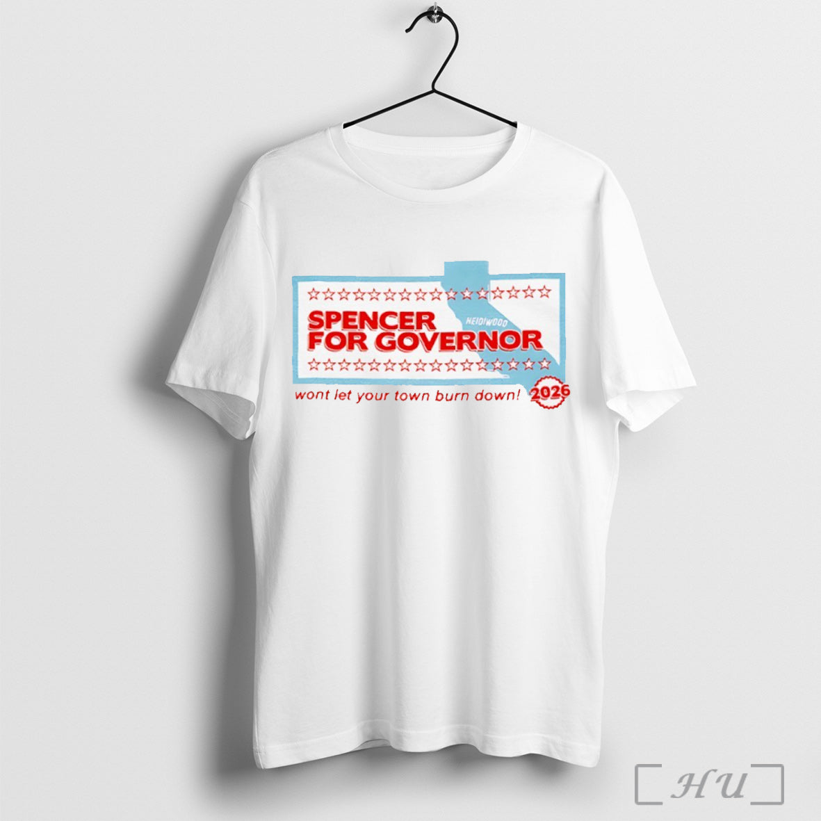 Officials Spencer For Governor Wont Let Your Town Burn Down 2026 T Shirt