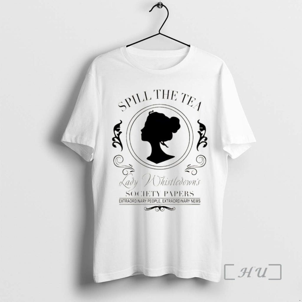 Officials Spill The Tea Lady Whistledown Society Papers Vintage T-Shirts, Hoodie, Sweatshirt | AU01DripNestTees.com