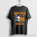 Officials Spooky Season Oklahoma Sooners Football Halloween 2025 V Neck T Shirt