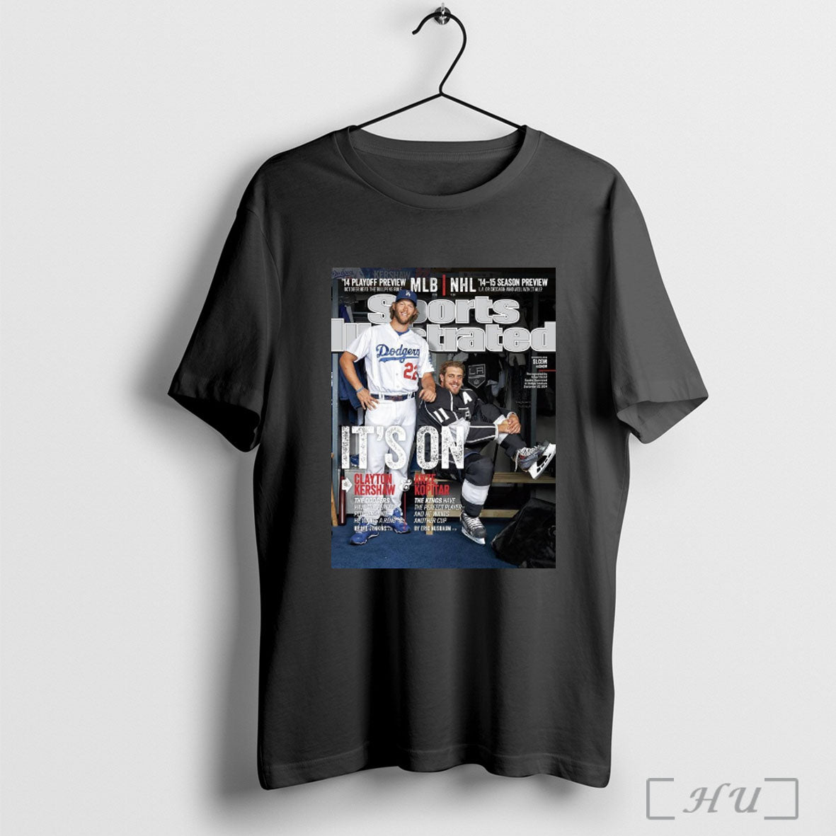Officials Sports Illustrated Clayton Kershaw Los Angeles Dodgers And Anze Kopitar Los Angeles Kings Its