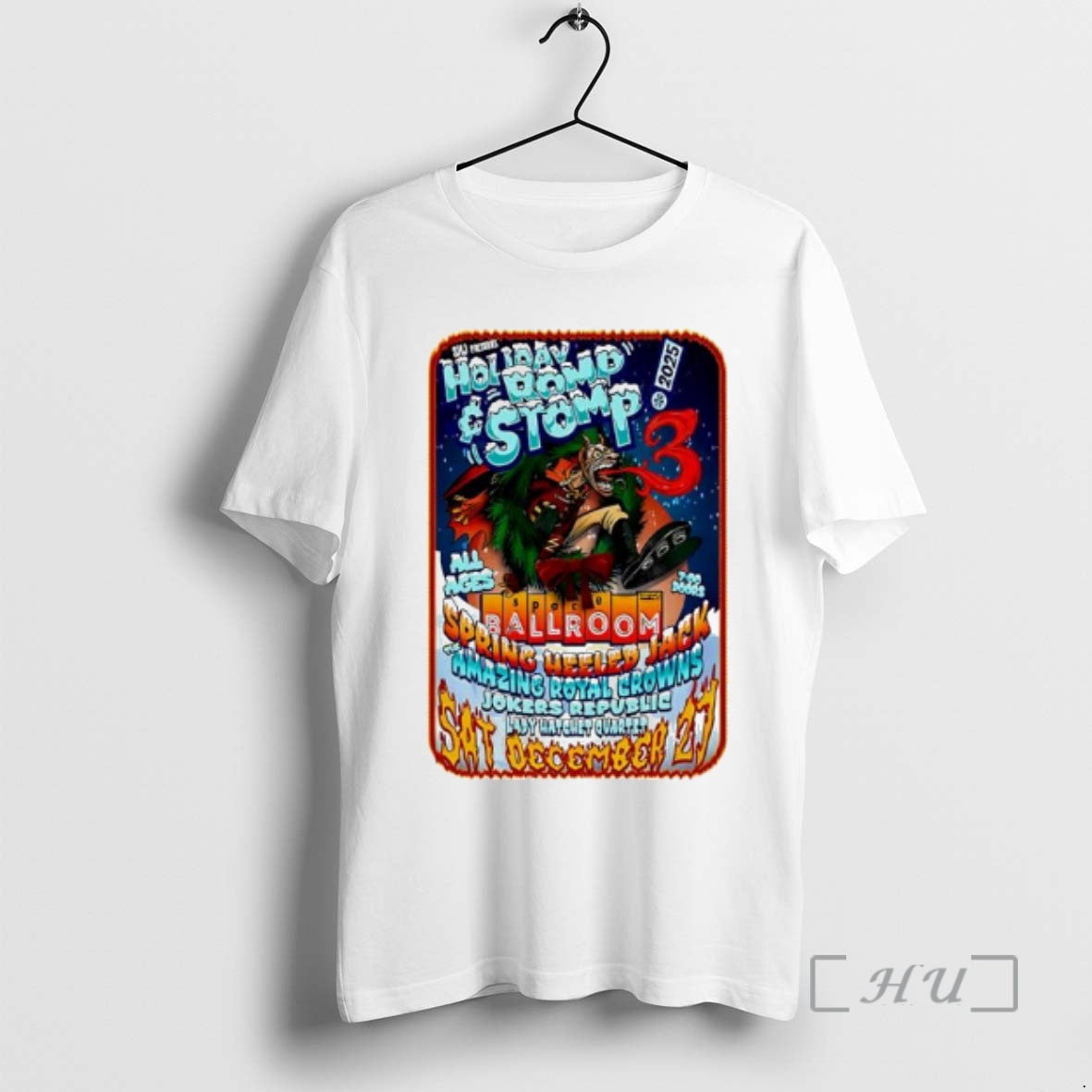 Officials Spring Heeled Jacks Holiday Romp December 27th 2025 Hamden Ct Premium T Shirts Sweater Hoodie, Sweatshirt