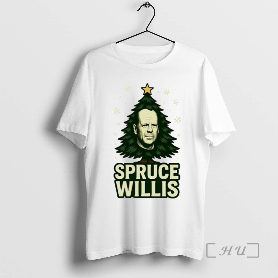 Officials Spruce Willis Christmas Tree Christmas T-Shirts, Hoodie, Sweatshirt | AU01DripNestTees.com
