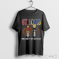 Officials St Louis Sports Cardinals X Blues Mascots Halloween You Cant Sit With Us Shirtsweater