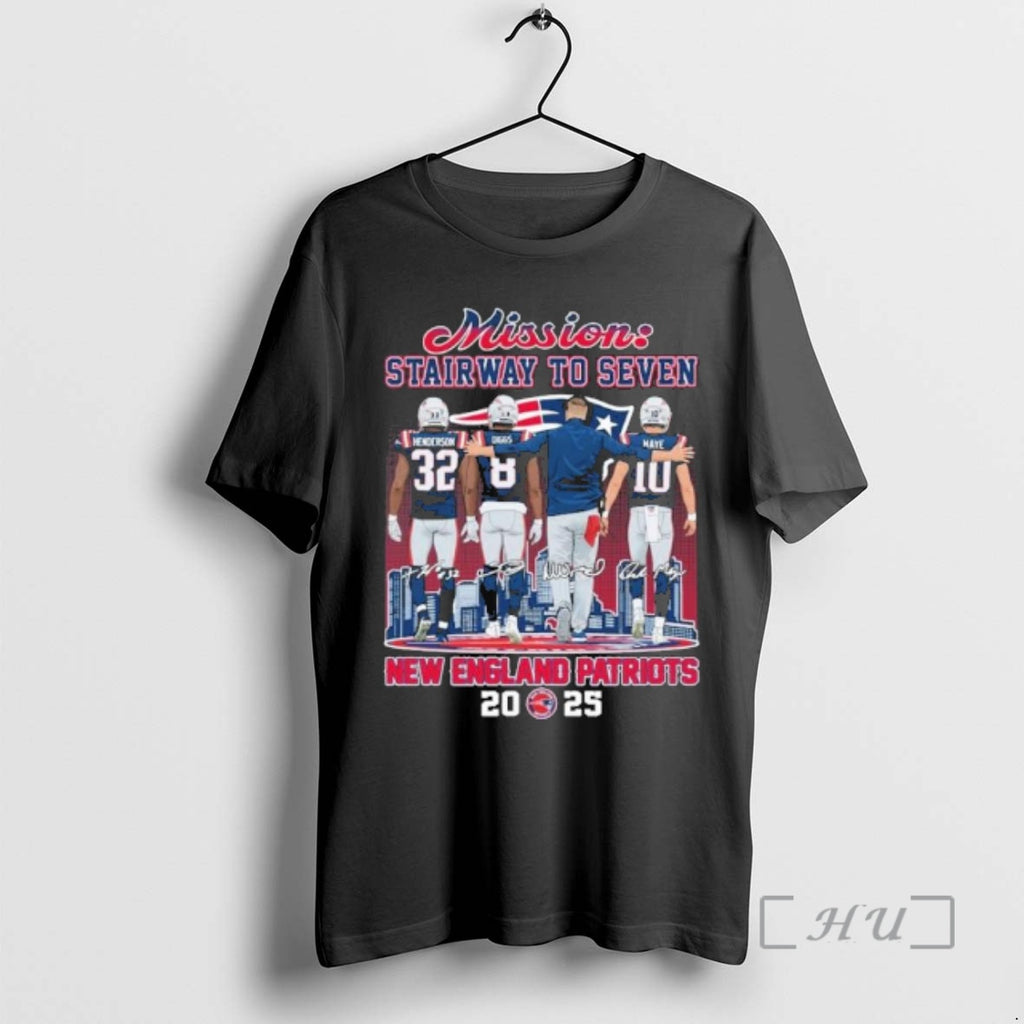 Officials Stairway To Seven Ne Patriots 2025 2025 Afc East Champions Premium T Shirts Sweater Hoodie, Sweatshirt