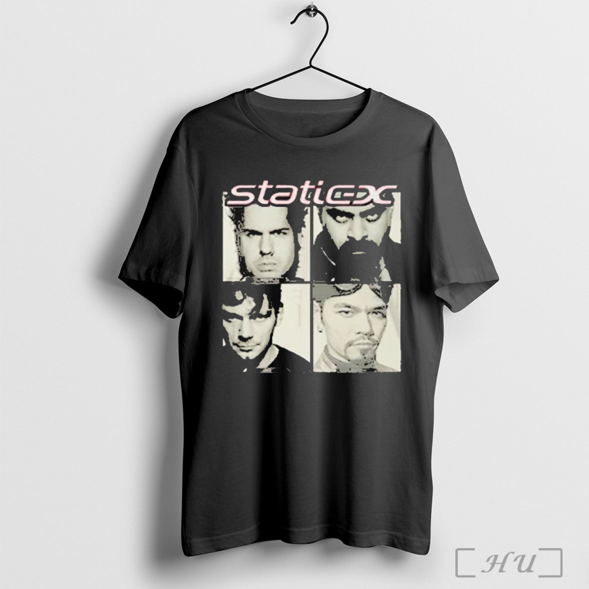 Officials Static X Wdt Square Faces T Shirt