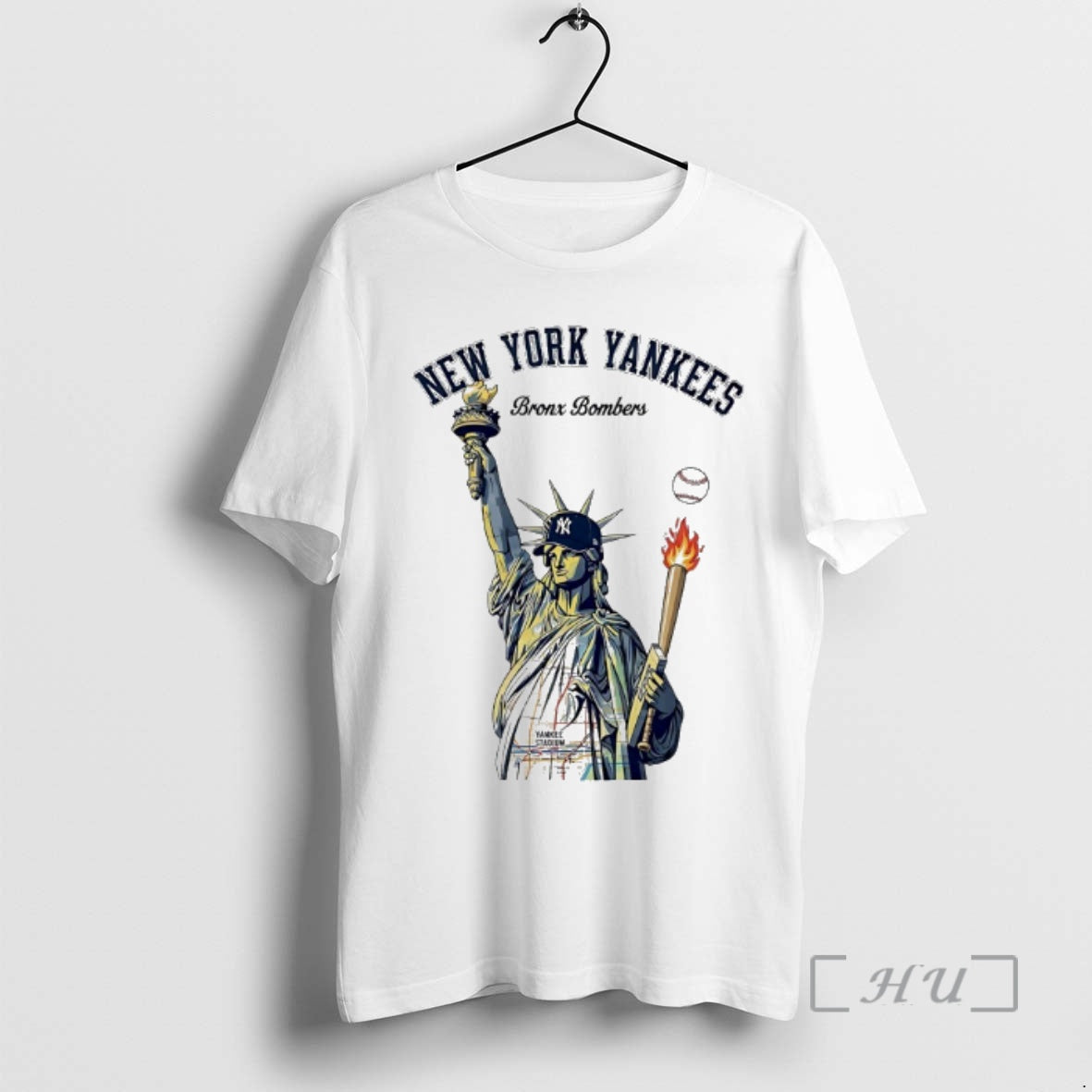 Officials Statue Of Liberty New York Yankees Bronx Bombers T-Shirts, Hoodie, Sweatshirt | AU01DripNestTees.com