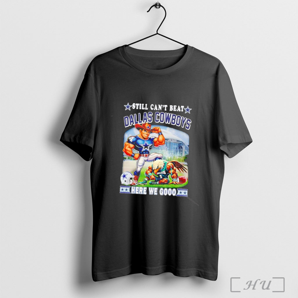 Officials Still Cant Beat Dallas Cowboys Here We Gooo Mascot Shirt Hoodie Sweater Longsleeve And