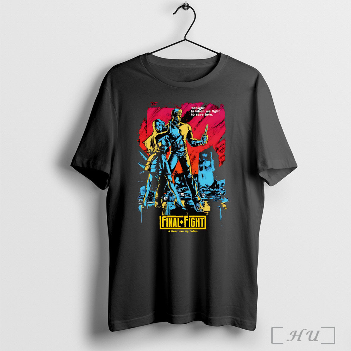 Officials Streets Of Final Fight Homage T Shirt