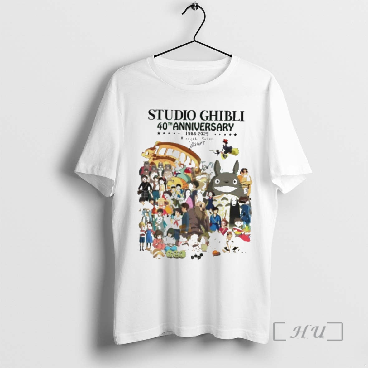 Officials Studio Ghibli 40th Anniversary 1985 2025 Ssgnatures T-Shirts, Hoodie, Sweatshirt | AU01DripNestTees.com