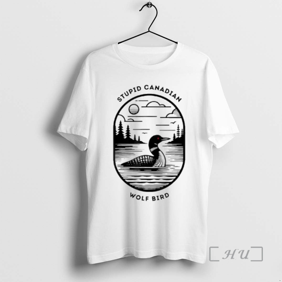 Officials Stupid Canadian Wolf Bird Hockey Romance Lgbt Vintage T-Shirts, Hoodie, Sweatshirt | AU01DripNestTees.com