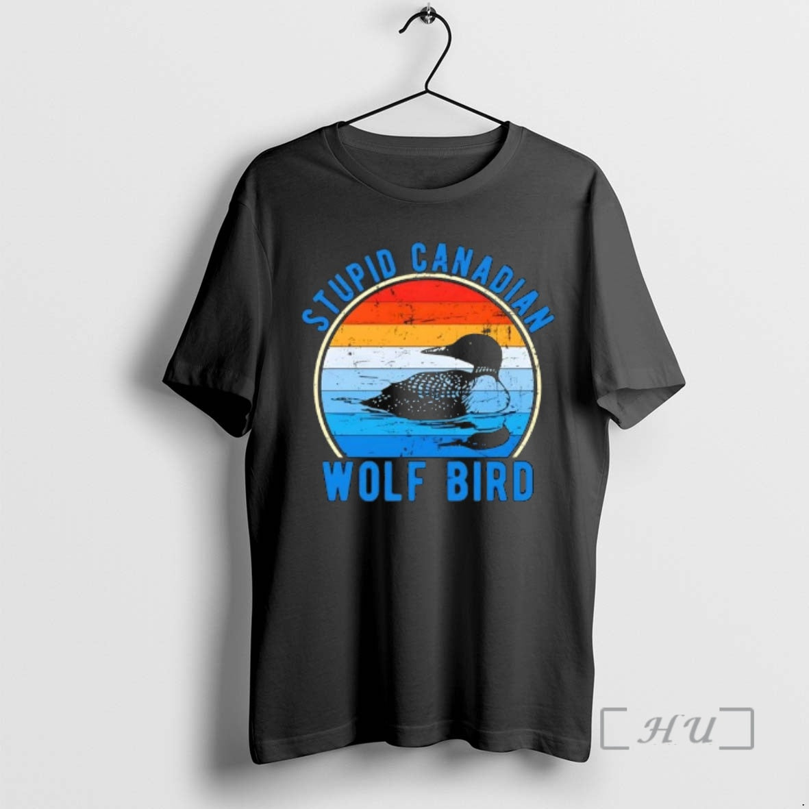 Officials Stupid Canadian Wolf Funny Loon Bird Humor Vintage T-Shirts, Hoodie, Sweatshirt | AU01DripNestTees.com