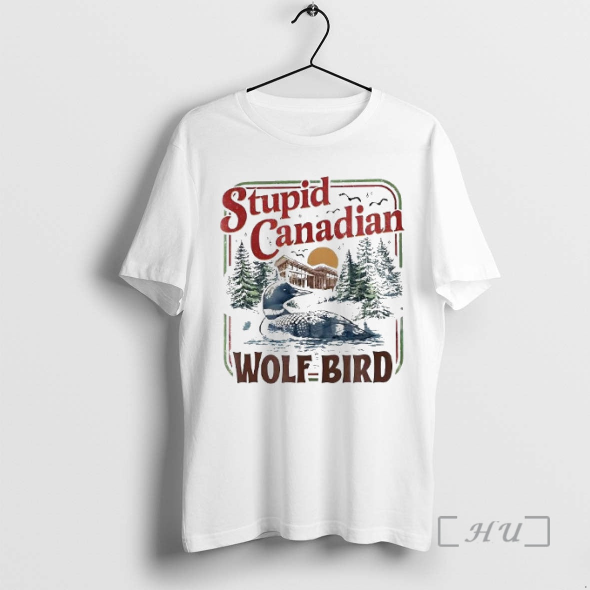 Officials Stupid Canadian Wolf Bird Heated Rivalry Hockey Romance Woman T-Shirts, Hoodie, Sweatshirt | AU01DripNestTees.com