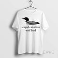 Officials Stupid Canadian Wolf Bird T-Shirts, Hoodie, Sweatshirt | AU01DripNestTees.com