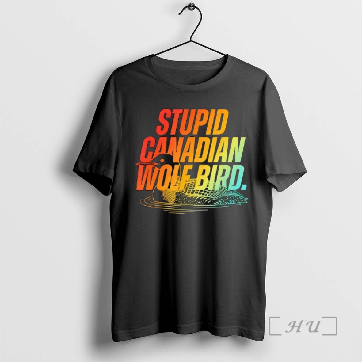 Officials Stupid Canadian Wolf Bird Funny Design T-Shirts, Hoodie, Sweatshirt | AU01DripNestTees.com