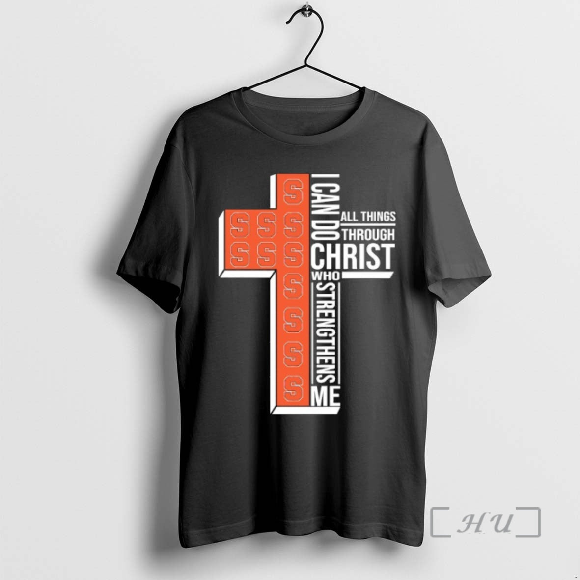 Officials Syracuse Orange Cross I Can Do All Things Through Christ Who Strengthen Me Premium T-Shirts, Hoodie, Sweatshirt