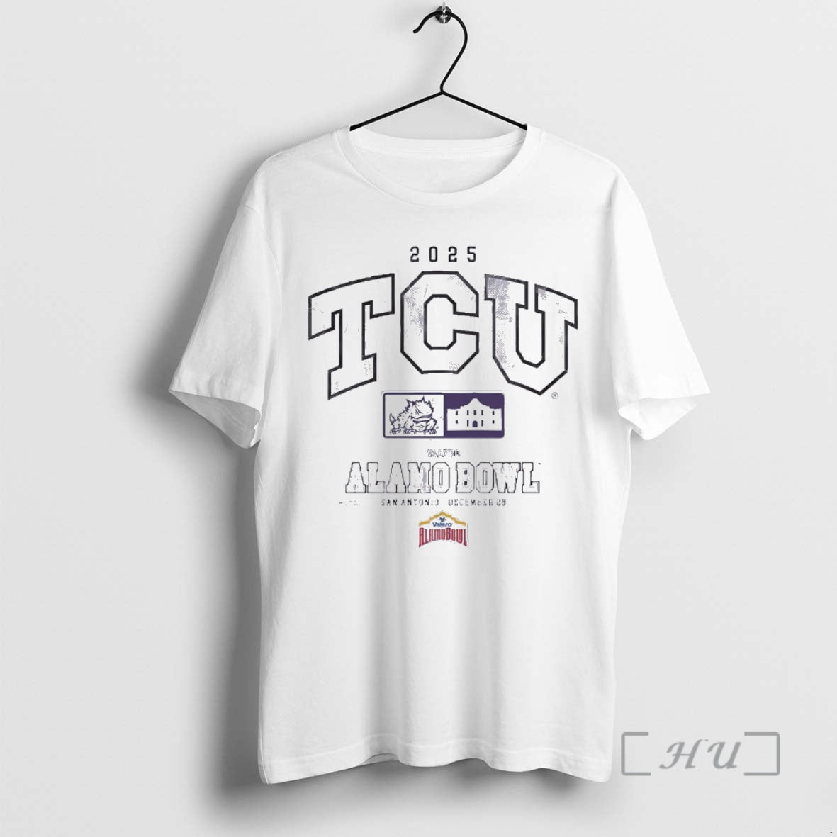 Officials Tcu Horned Frogs 2025 Valero Alamo Bowl San Antonio Christmas Premium T Shirts Sweater Hoodie, Sweatshirt