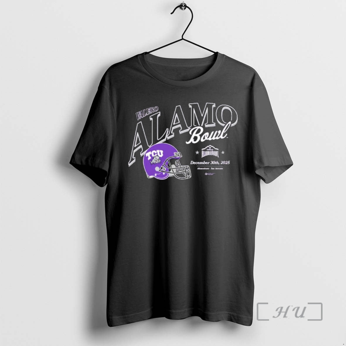 Officials Tcu Horned Frogs 2025 Valero Alamo Bowl Helmet Ornaments T-Shirts, Hoodie, Sweatshirt | AU01DripNestTees.com