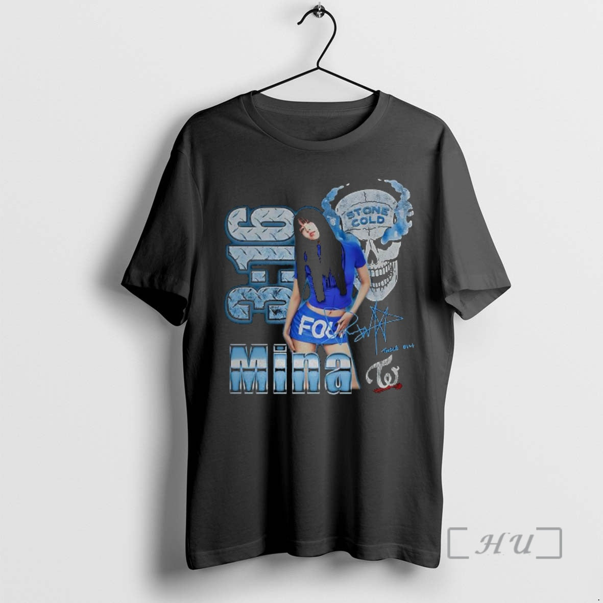 Officials Twice Mina Stone Cold Skull Burning 3 16 Signature T-Shirts, Hoodie, Sweatshirt | AU01DripNestTees.com