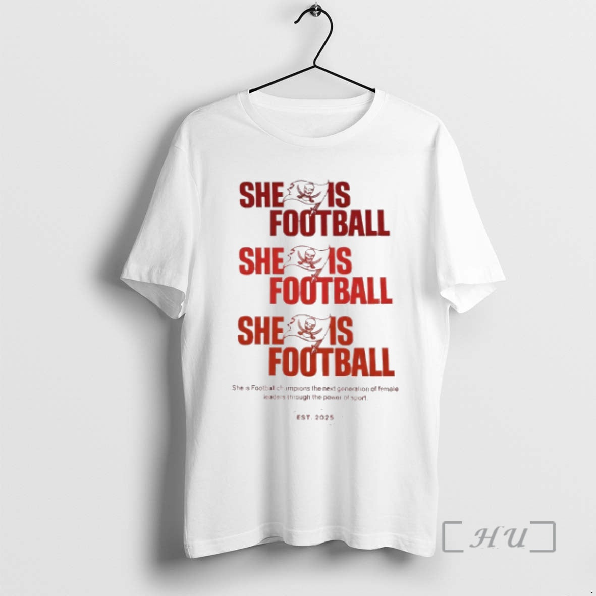 Officials Tampa Bay Buccaneers She Is Football Est 2025 T-Shirts, Hoodie, Sweatshirt | AU01DripNestTees.com
