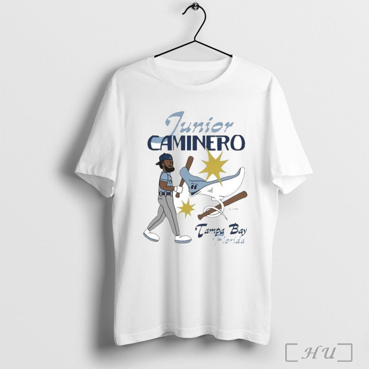 Officials Tampa Bay Rays Junior Caminero Summer Cartoon T Shirt