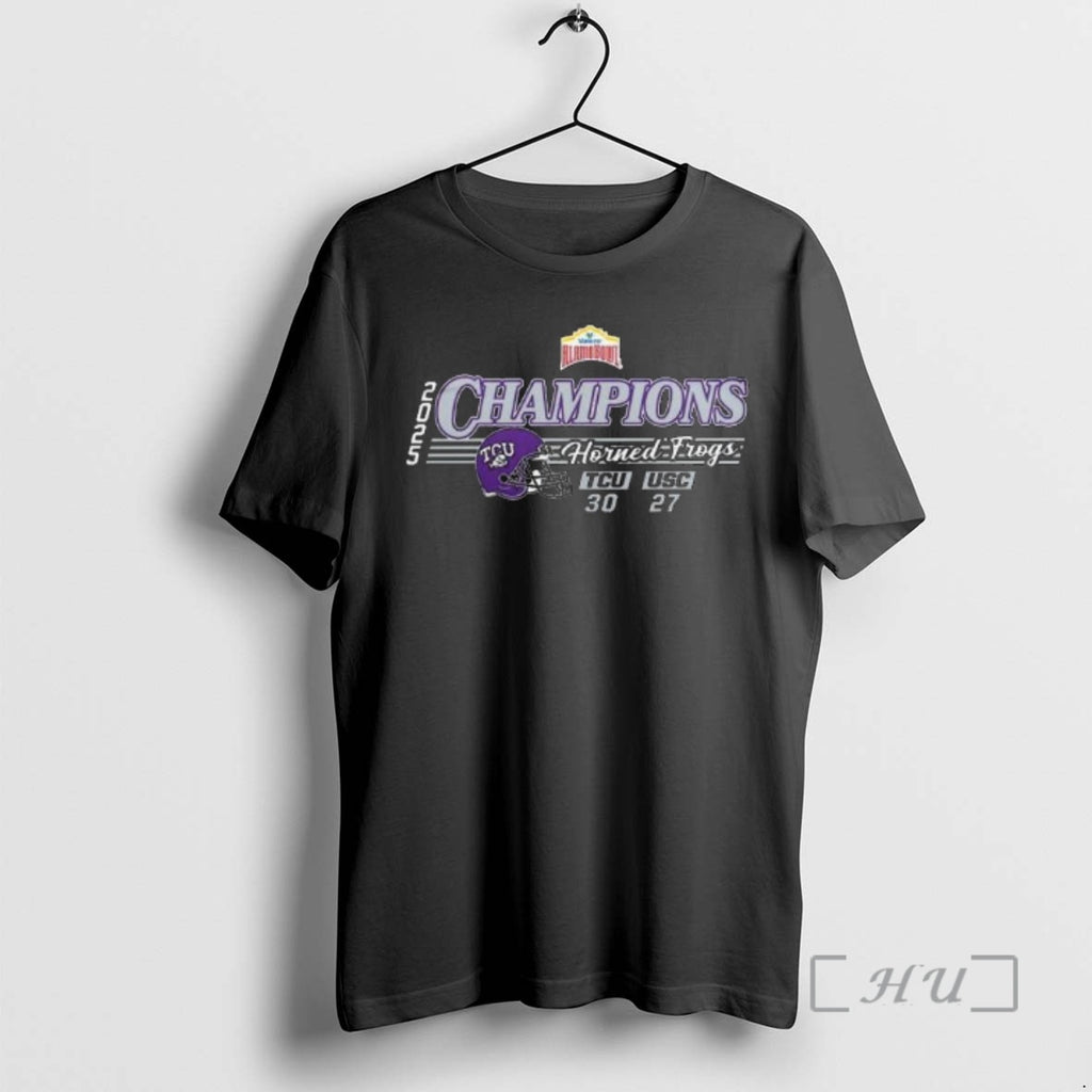 Officials Tcu Horned Frogs 2025 Valero Alamo Bowl Champions T-Shirts, Hoodie, Sweatshirt | AU01DripNestTees.com