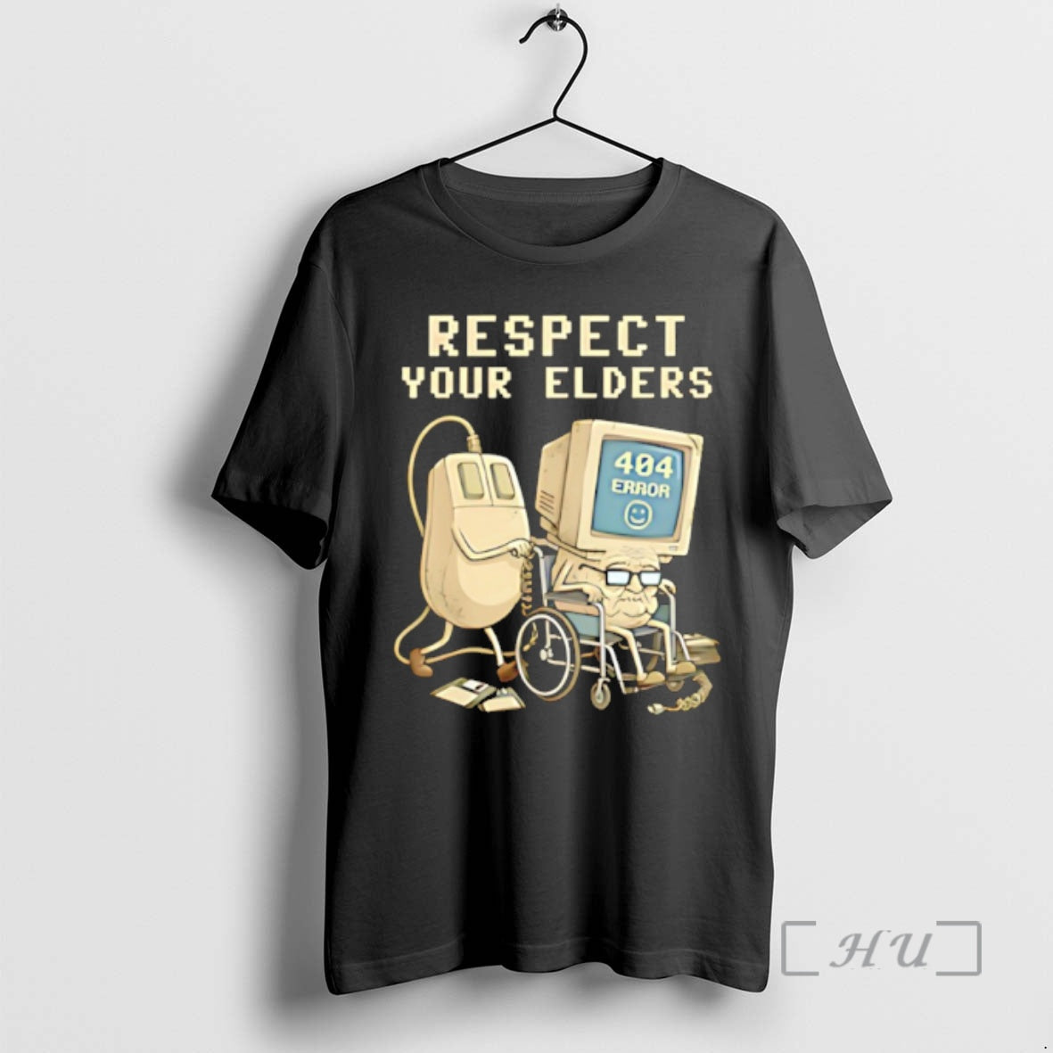 Officials Tech 404 Error Hilarious Respect Your Elders T-Shirts, Hoodie, Sweatshirt | AU01DripNestTees.com