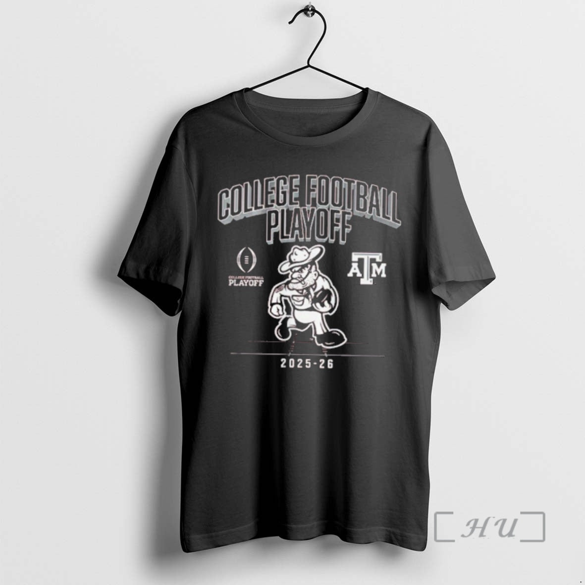 Officials Texas Am Aggies 2025 Cfb Playoff Mascot T-Shirts, Hoodie, Sweatshirt | AU01DripNestTees.com
